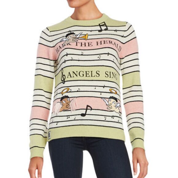 Whoopi Goldberg Hark the Herald Angels Sing Ugly Christmas Sweater - Picture 1 of 11